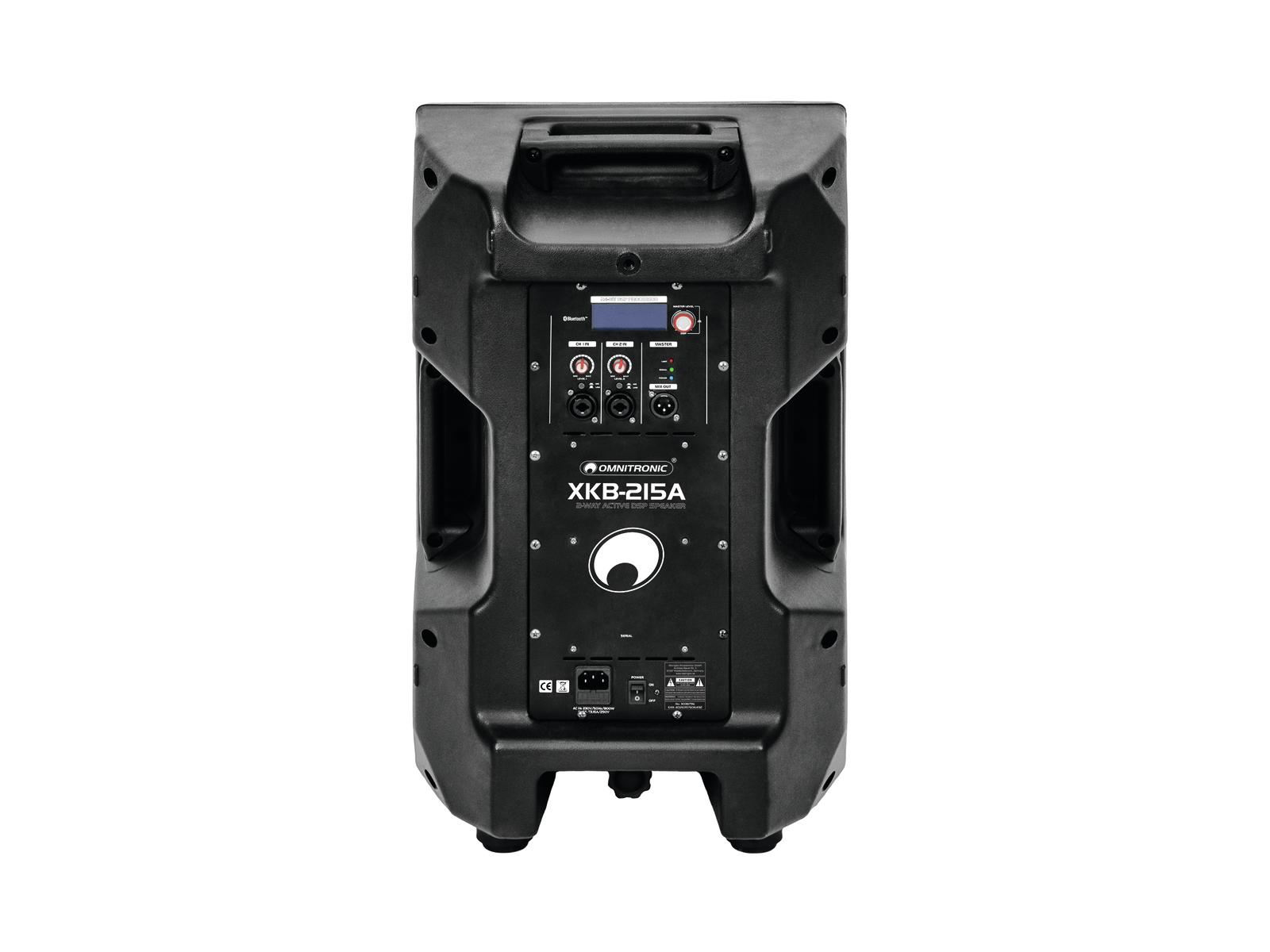 Omnitronic XKB-215A DSP, 15" aktivní reprobox, 360W, Bluetooth - Obrázek 3