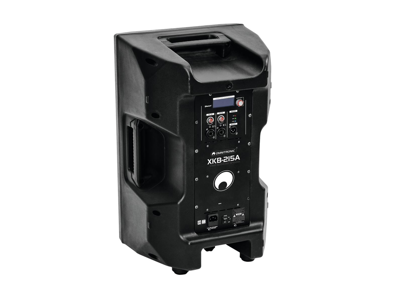 Omnitronic XKB-215A DSP, 15" aktivní reprobox, 360W, Bluetooth - Obrázek 4
