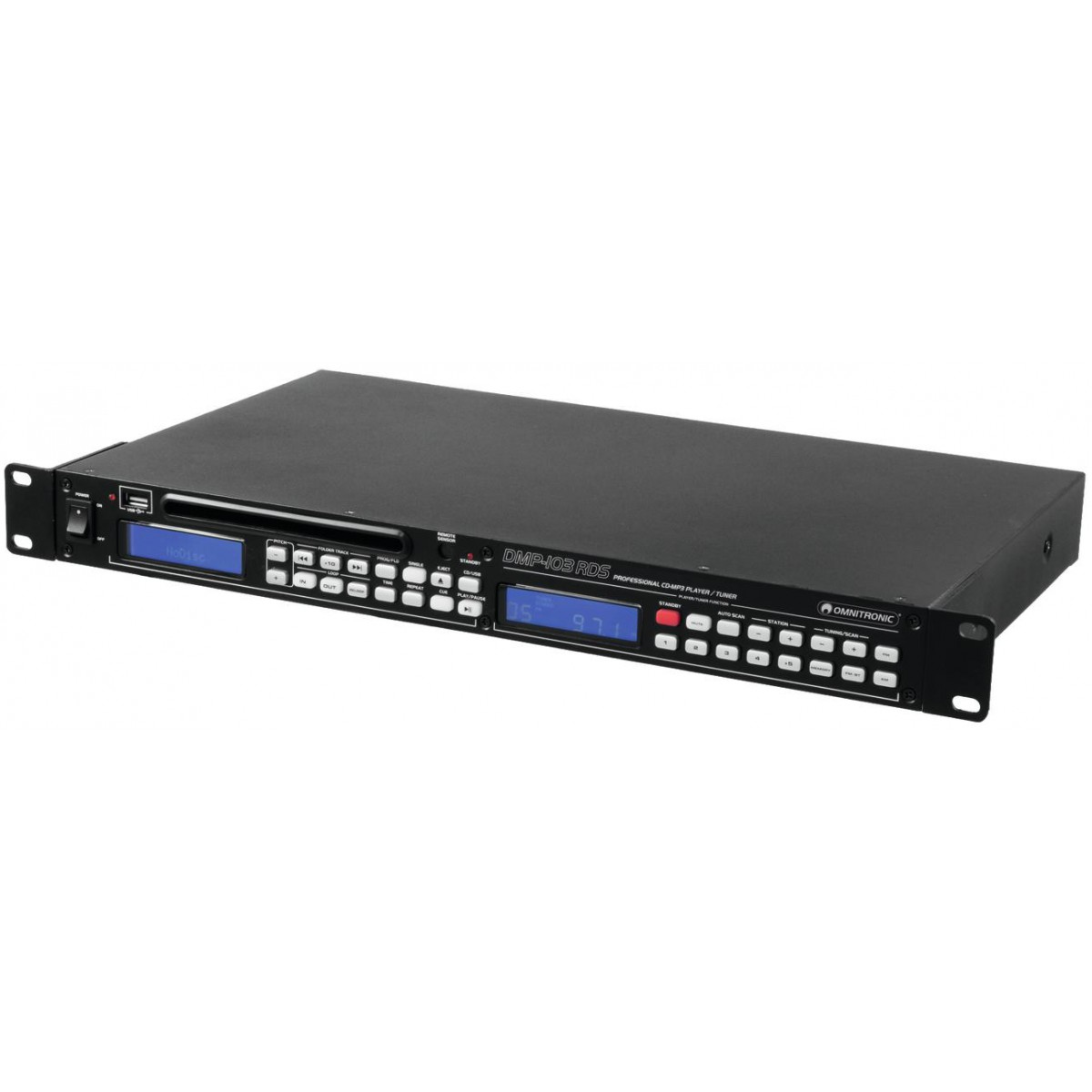 Omnitronic DMP-103RDS, multimediální přehrávač CD/MP3/FM - Obrázek 5