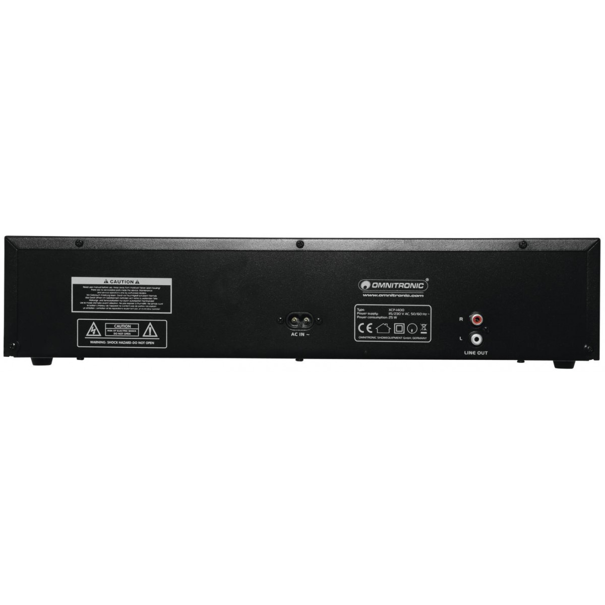 Omnitronic XCP-1400, CD přehrávač - Obrázek 4