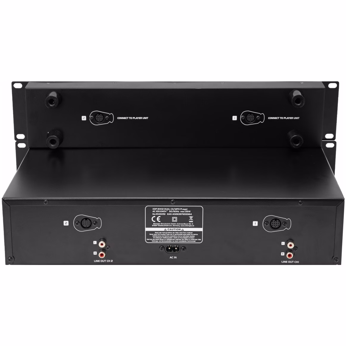 Omnitronic XDP-3002, duální CD/MP3/SD/USB přehrávač, 19" - Obrázek 10