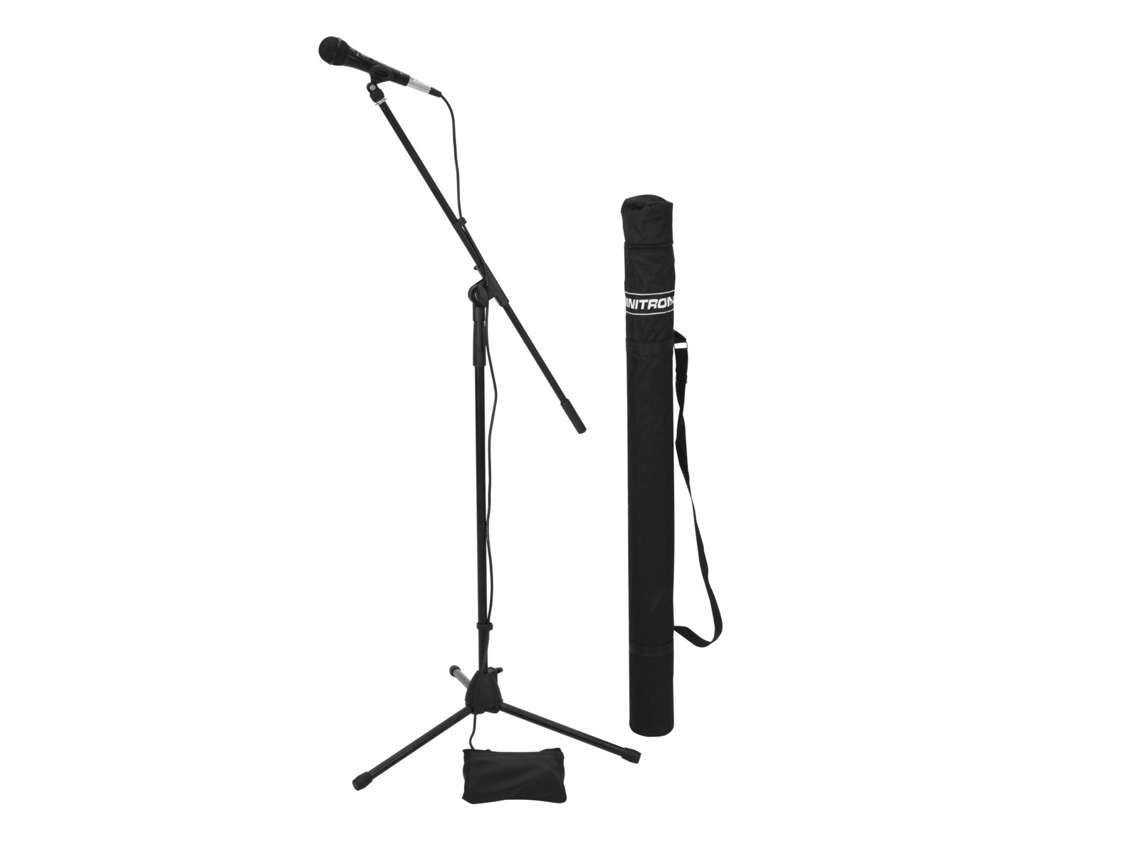 Omnitronic CMK-10, mikrofonní sada (mikrofon, kabel, stojan, obal)