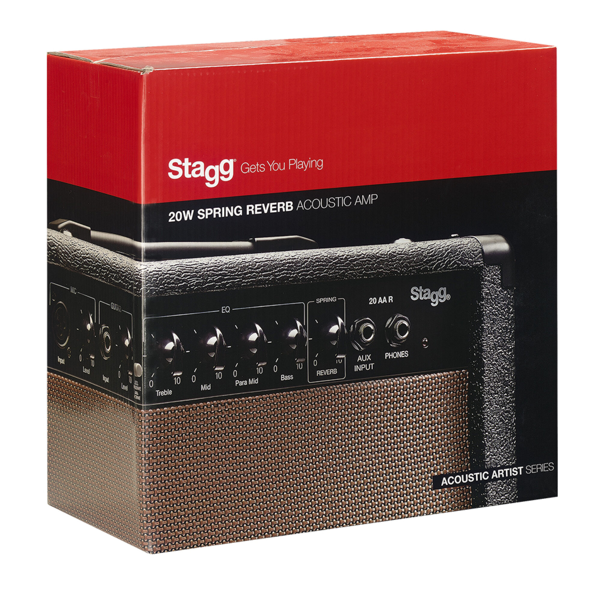 Stagg 20 AA R, kombo pro elektroakustickou kytaru, 20W - Obrázek 3