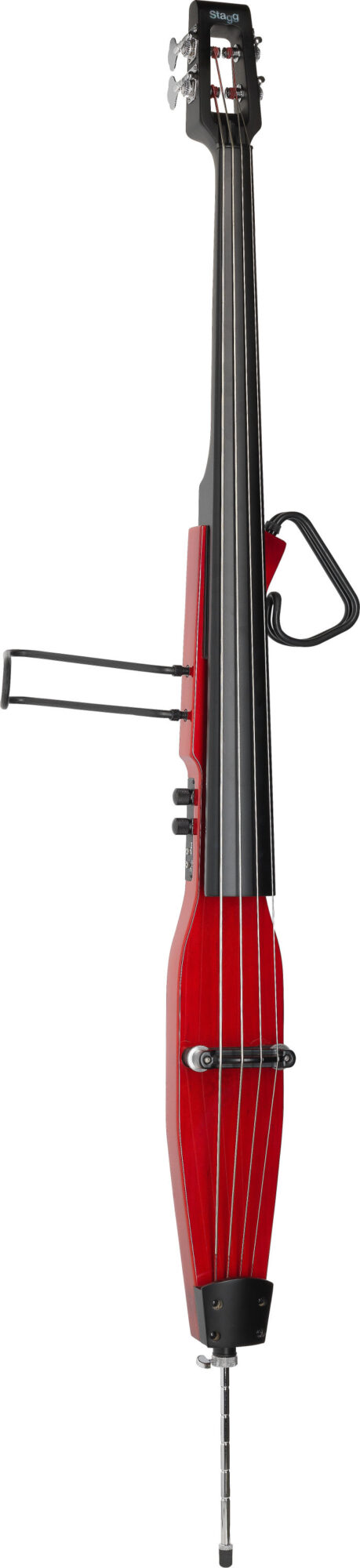 Stagg EDB-3/4 TR, elektrický kontrabas, červený
