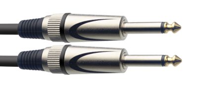 Stagg SGCC3 DL, spirálový nástrojový kabel jack/jack, 3 m