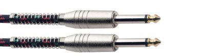 Stagg SGC6VT BK, nástrojový kabel Jack/Jack, 6 m, černý