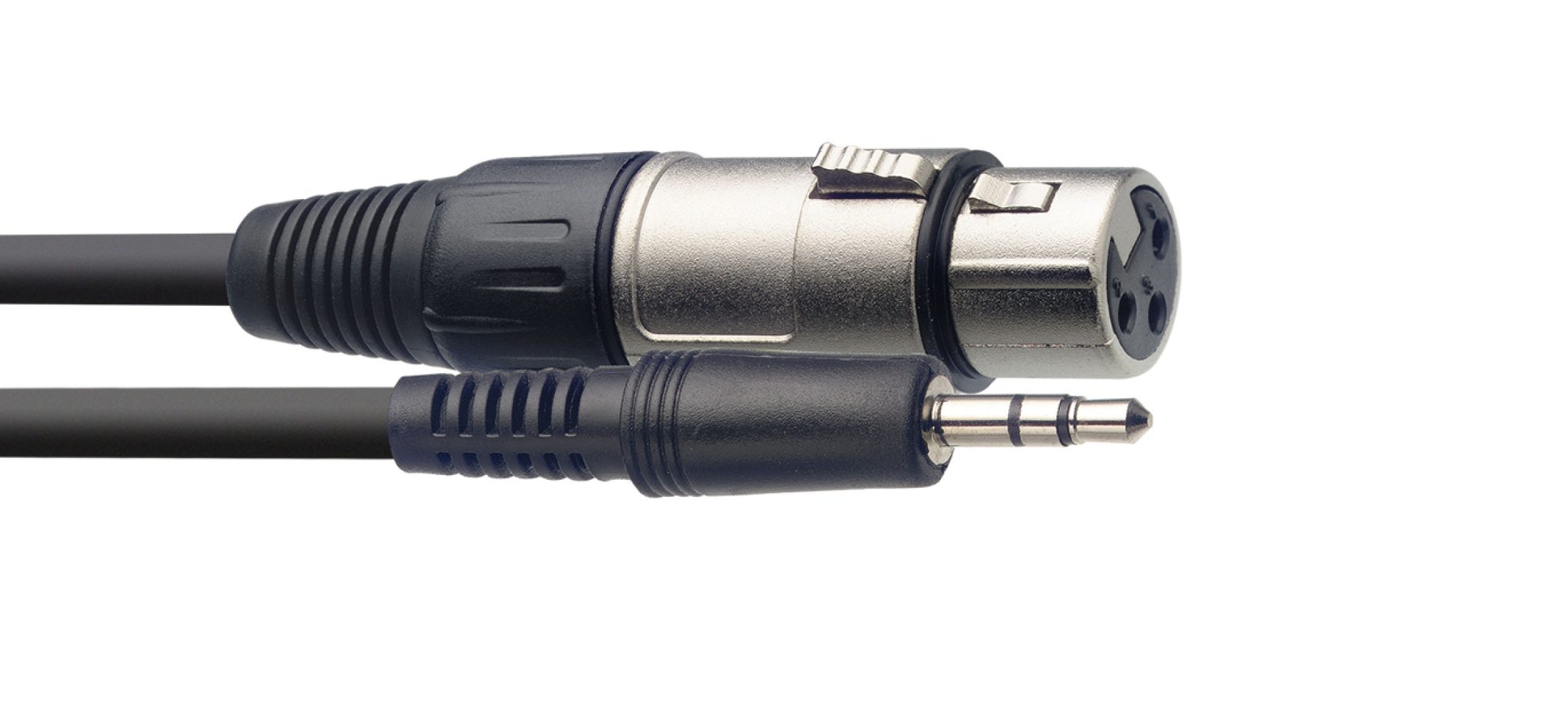 Stagg SAC1MPSXF, kabel XLR/mini JACK, 1m