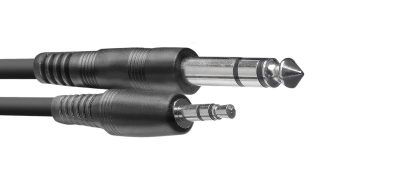 Stagg SAC3MPSBPS, kabel mini stereo JACK/stereo JACK, 3m
