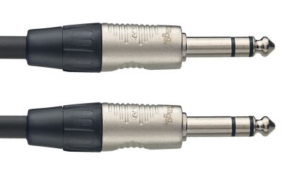 Stagg NAC3PSR, kabel stereo JACK/JACK, 3m