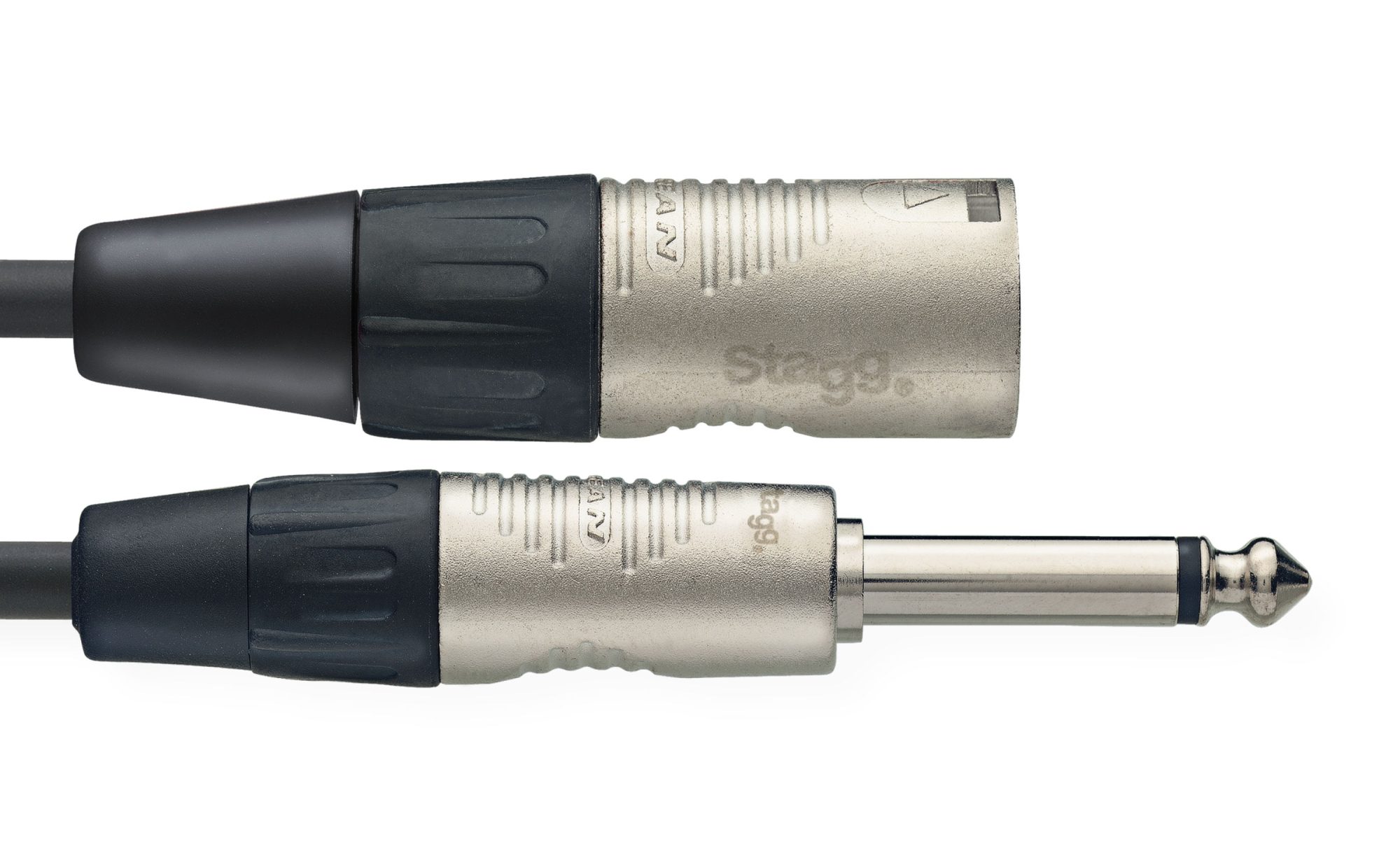 Stagg NAC3PXMR audio kabel řady N, jack/XLR (m/m), mono, 3 m (10')