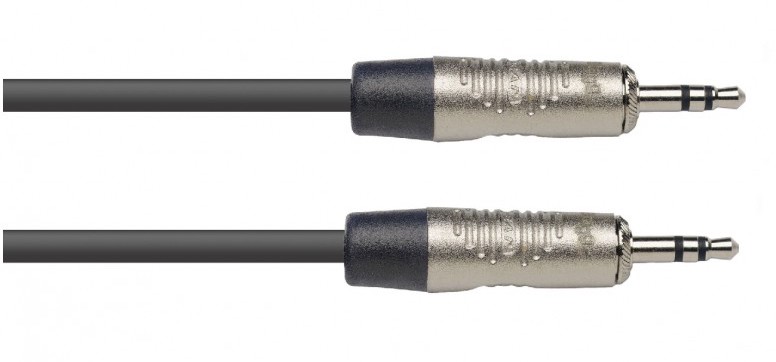 Stagg NAC2MPSR, propojovací kabel Jack 3,5 mm stereo, 2m - Obrázek 3