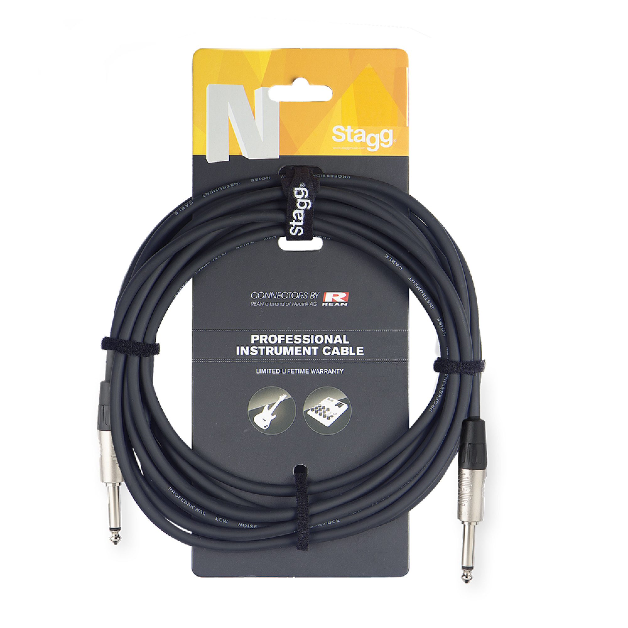 Stagg NGC1,5R, kabel JACK/JACK, 1,5 m - Obrázek 7