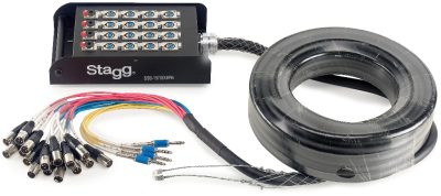 Stagg SSB-15/16X4PH, multicore kabel se stageboxem, 15 m