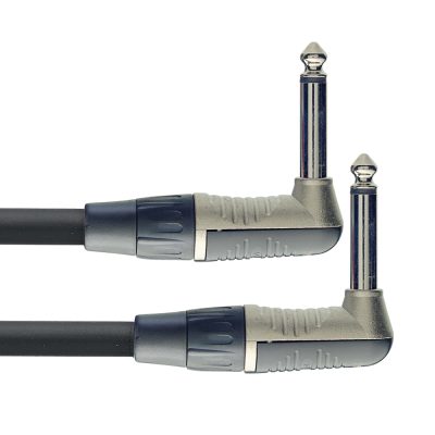 Stagg NPC060LR, linkový kabel Jack 6,3 mono, lomené konektory, 60cm