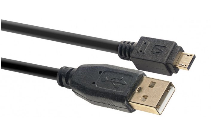 Stagg NCC5UAUCA, kabel USB 2.0 USB/mikro USB, 5m - Obrázek 3