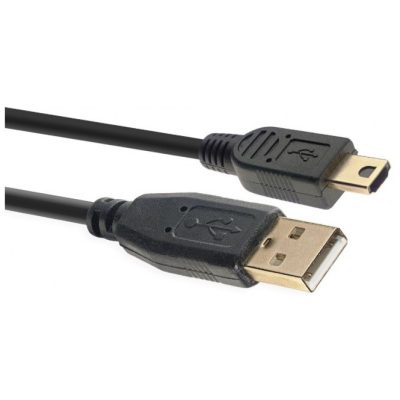 Stagg NCC5UAUNA, USB kabel N-série, A-samce/Mini A-samec 5m