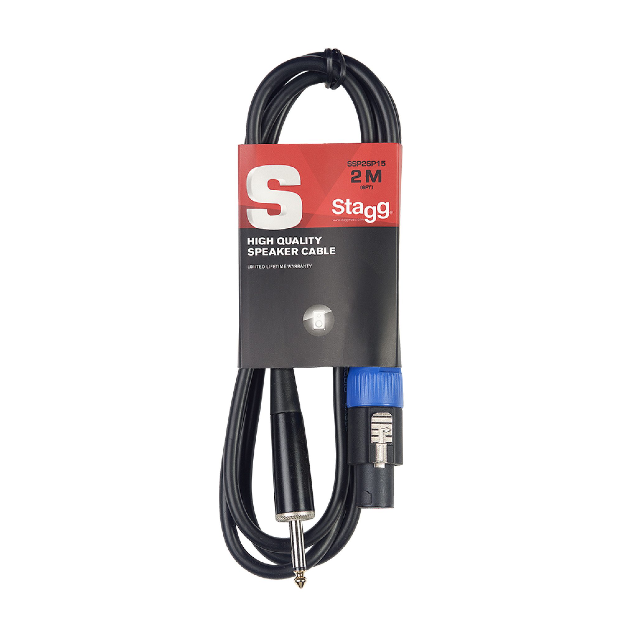 Stagg SSP2SP15, reproduktorový kabel Speakon/Jack, 2m - Obrázek 7