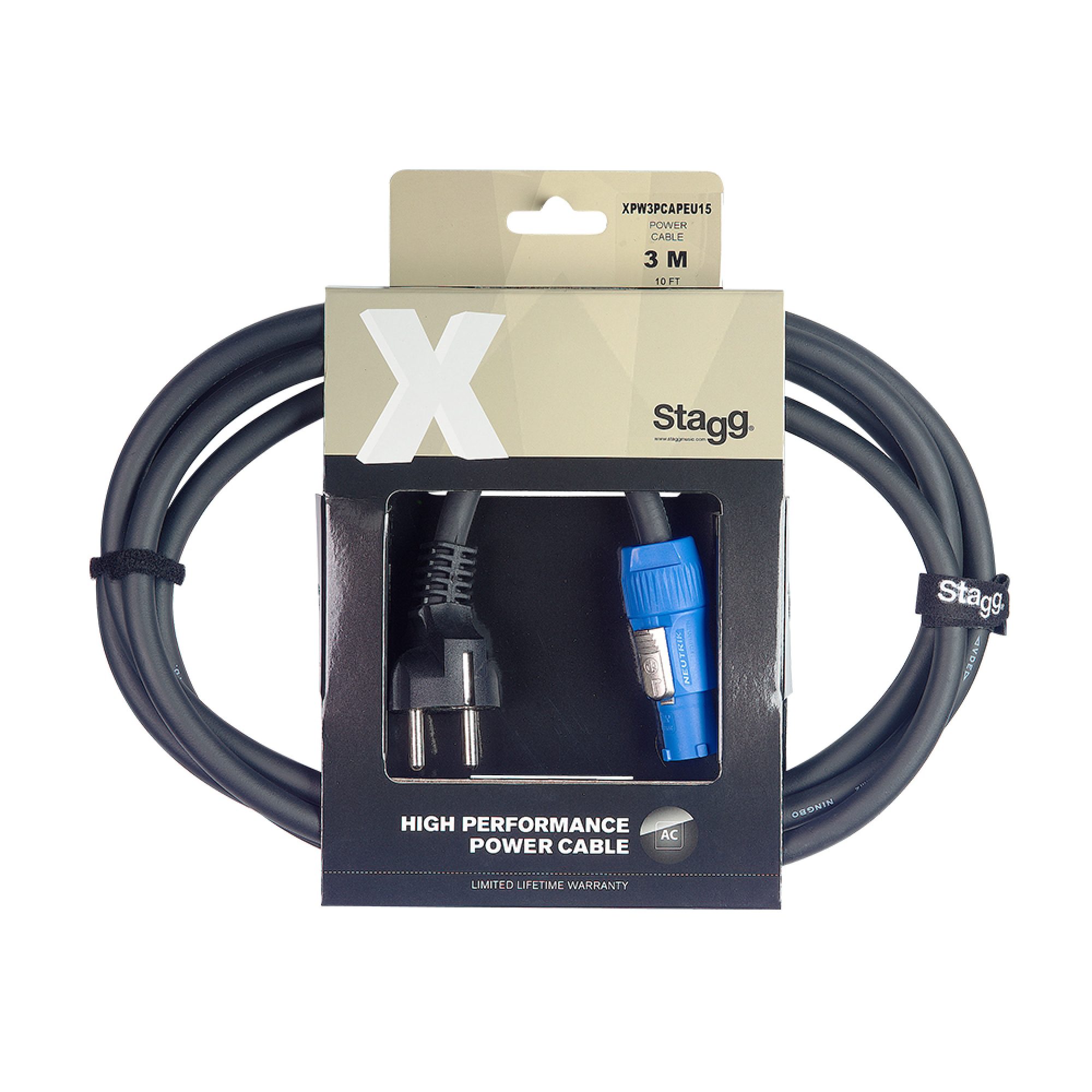 Stagg XPW3PCAPEU15, napájecí kabel 3x1,5 mm, 3m - Obrázek 4