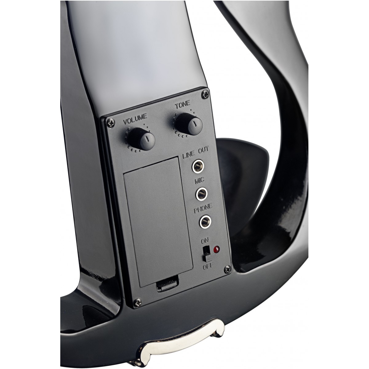Stagg EVN X-4/4 BK, elektrické housle s pouzdrem a sluchátky, černé - Obrázek 3