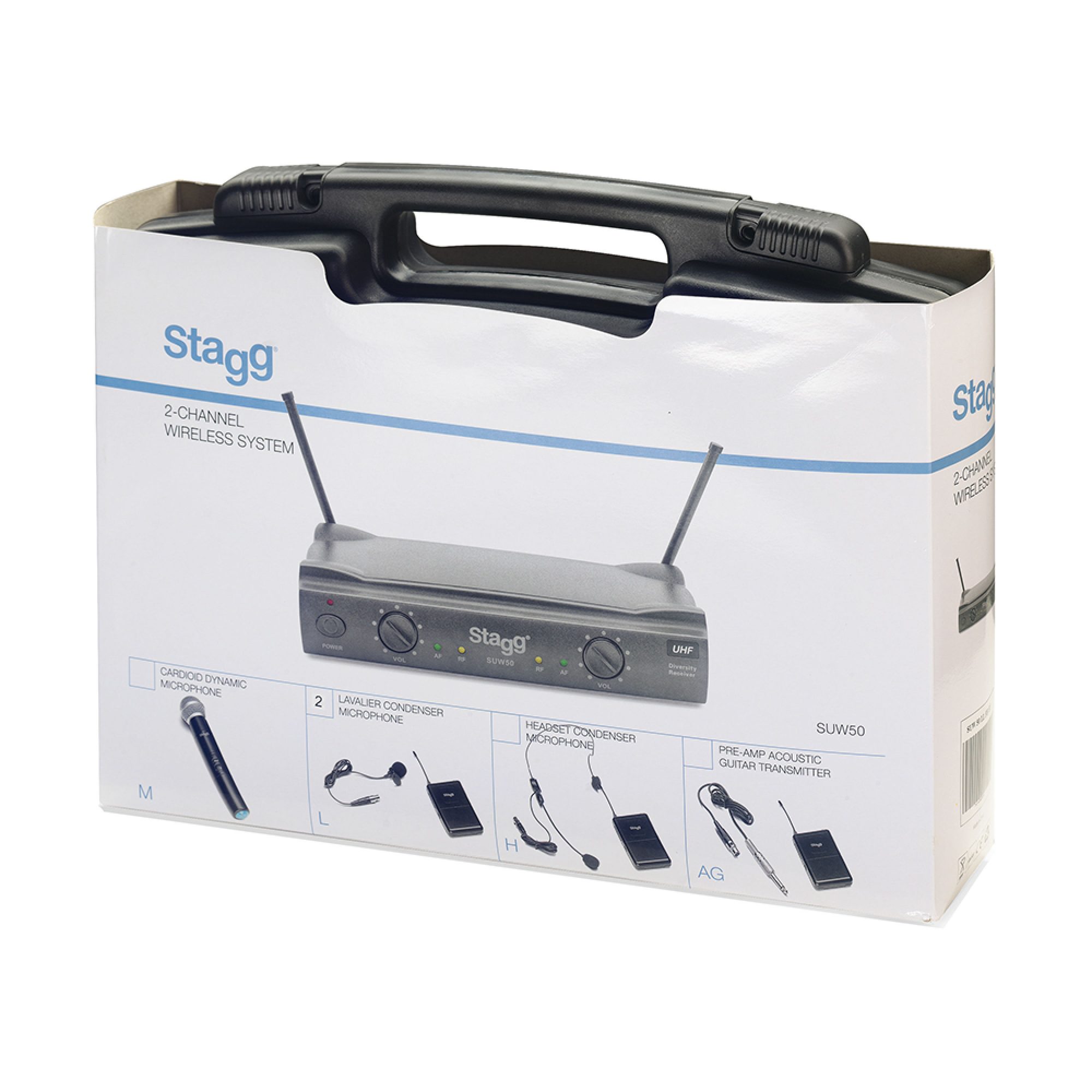 Stagg SUW 50 HH FH EU, 2-kanálový bezdrátový mikrofonní set 864,2 MHz / 864,7 MHz - Obrázek 5
