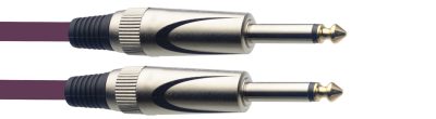 Stagg SGC6DL CPP, kabel JACK/JACK, 6 m, fialový