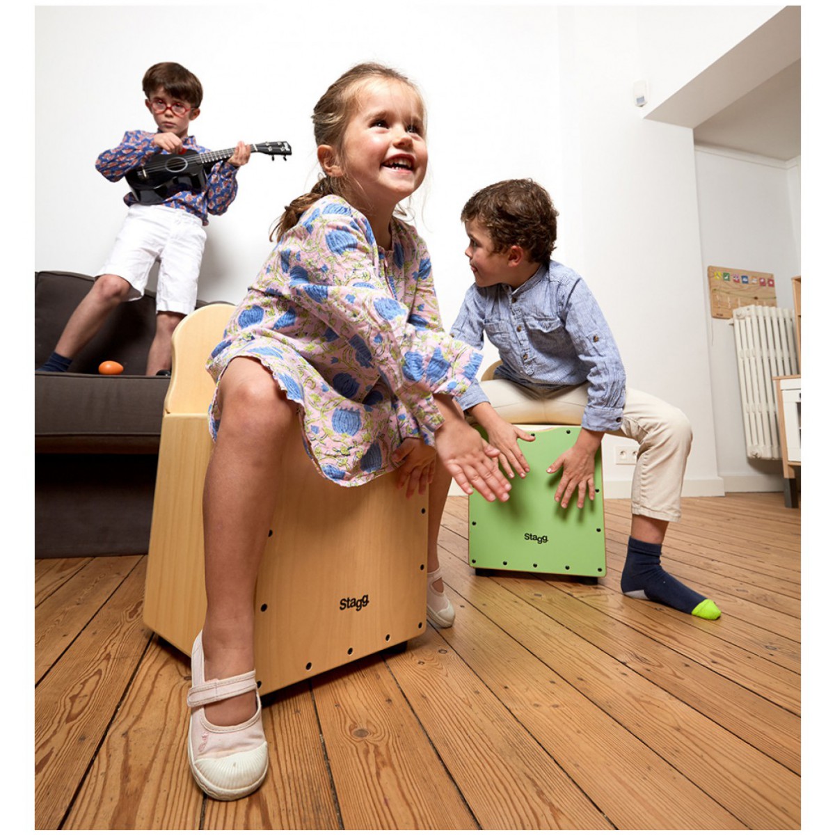 Stagg CAJ-KID RD, dětský cajon červený - Obrázek 5