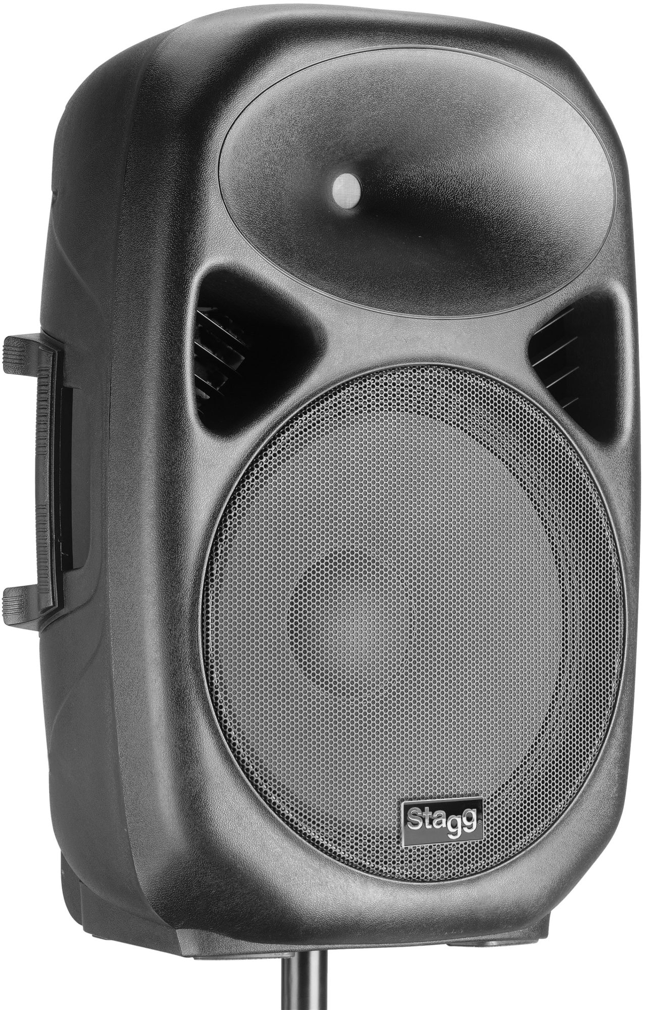 Stagg KMS15, aktivní 15" reprobox MP3/BT/USB/FM, 200W
