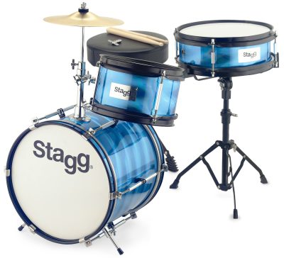 Stagg TIM JR 3/12B BL, dětská bicí sada, modrá