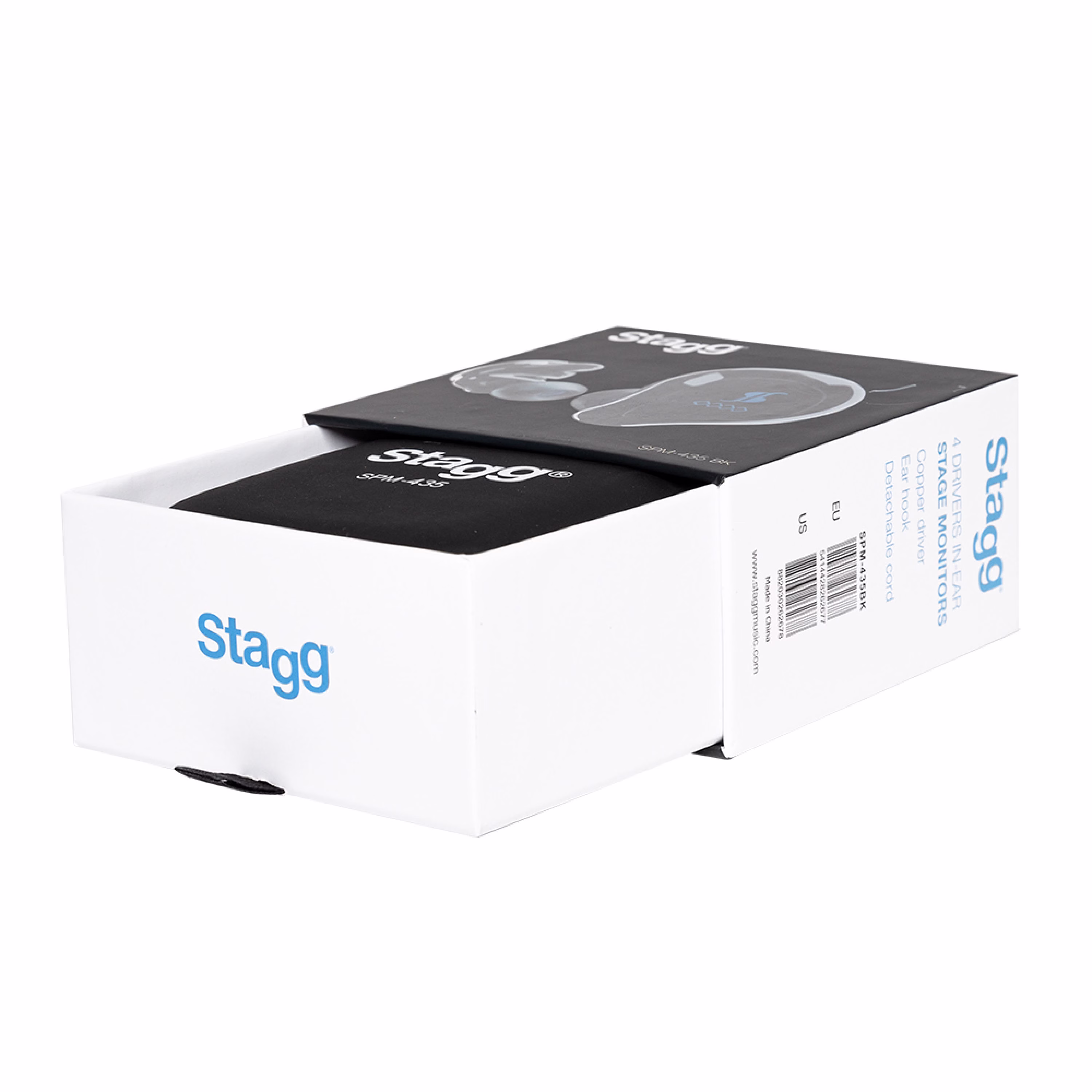 Stagg SPM-435 TR, 4-driver in-ear sluchátka, transparentní - Obrázek 15