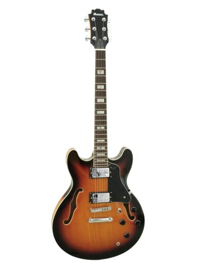Dimavery SA-610, semiakustická kytara, sunburst