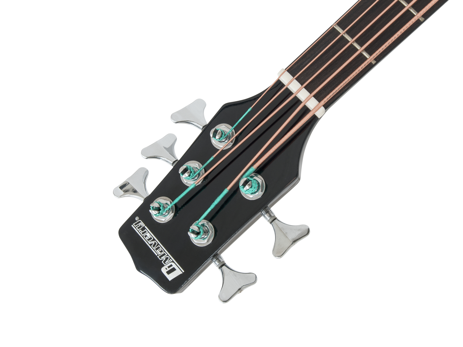 Dimavery AB-455, elektroakustická baskytara pětistrunná, černá - Obrázek 4