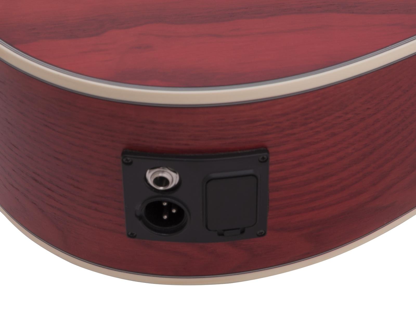 Dimavery JK-510, elektroakustická kytara typu Dreadnought, červená - Obrázek 4