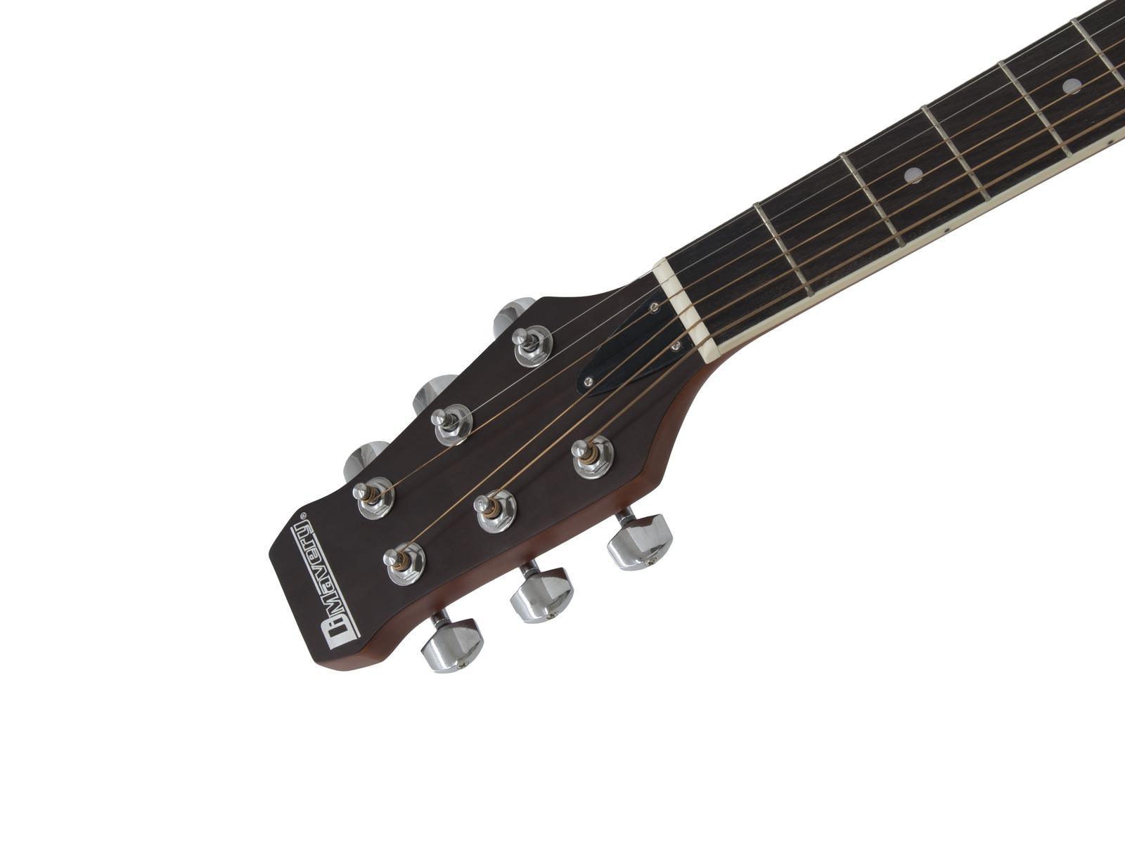 Dimavery RB-300, elektroakustická kytara typu Ovation, redburst žíhaná - Obrázek 5