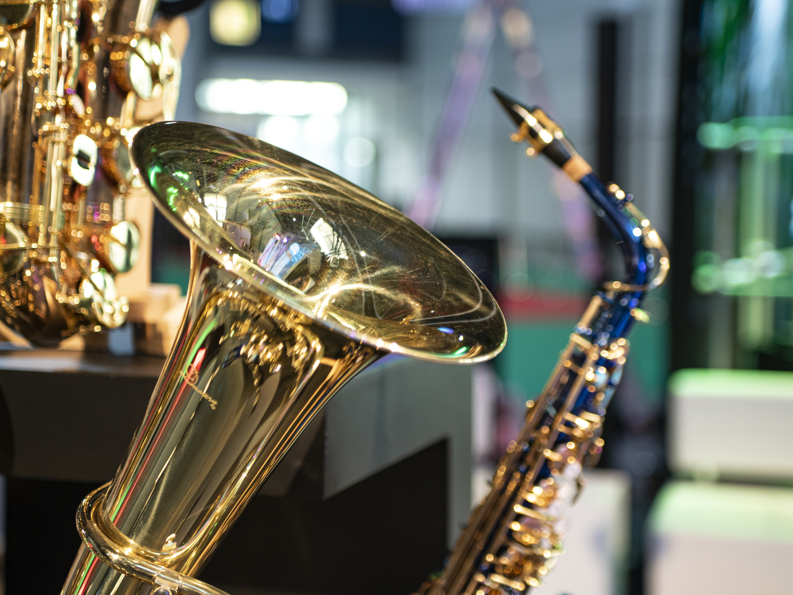 Dimavery SP-30 Es alt saxofon, modrý - Obrázek 3