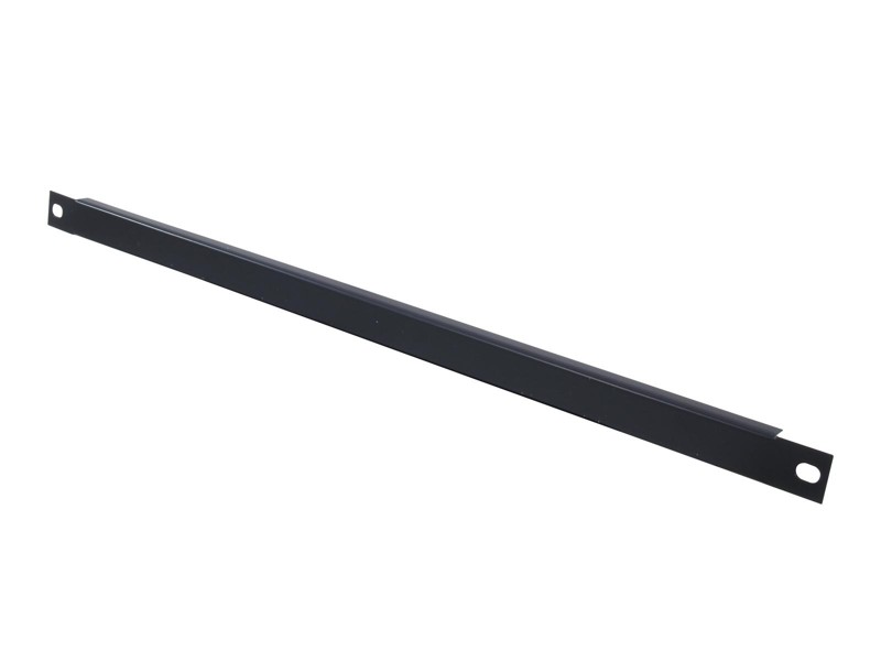 Přední panel zaslepovací 19" 0,5HE U ocelový černý