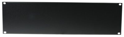 Přední panel zaslepovací 19" 3HE U profi, černý