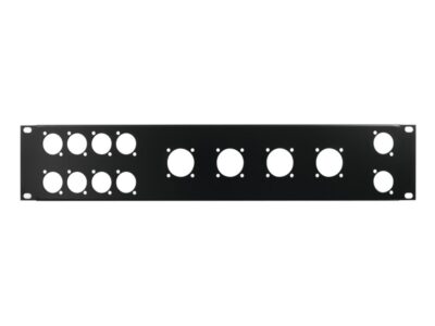 Přední panel 19" pro 8x D-Type/4xNL8/T, 2HE