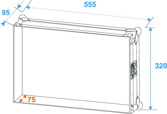 Rack Profi 6HE, hloubka 45cm, 9mm - Obrázek 8