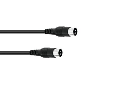 Kabel DC-30 2x 5-pólový DIN samec, 3 m