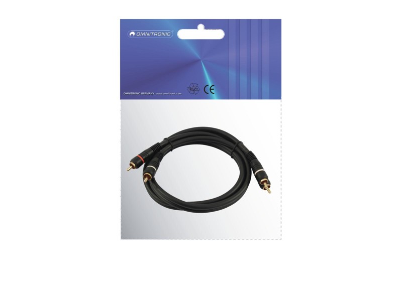 Kabel CC-03, propojovací kabel 2x 2 RCA zástrčka HighEnd, 30cm - Obrázek 3