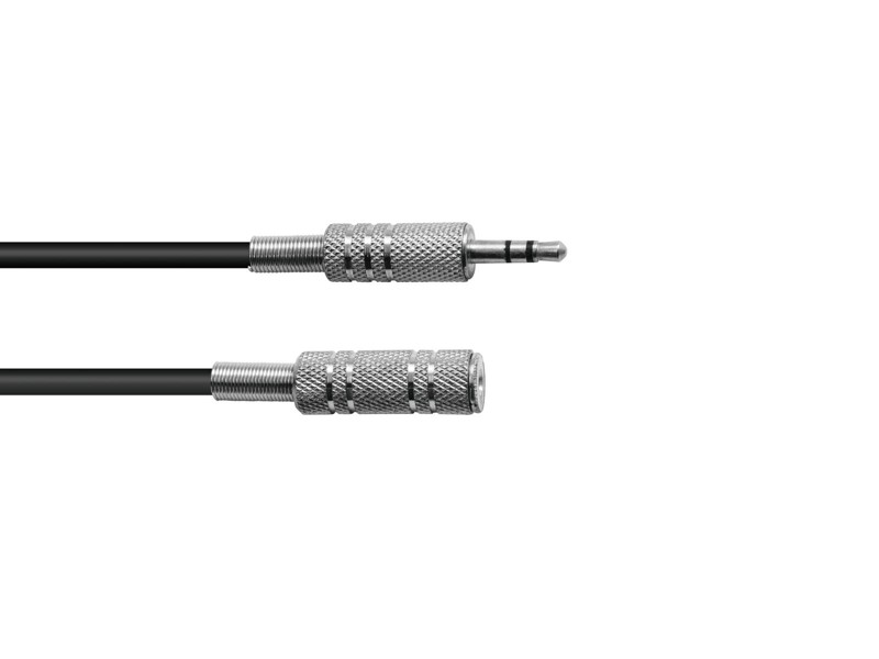 Kabel KV-30 2x Jack 3,5 stereo, samec/samice 3 m