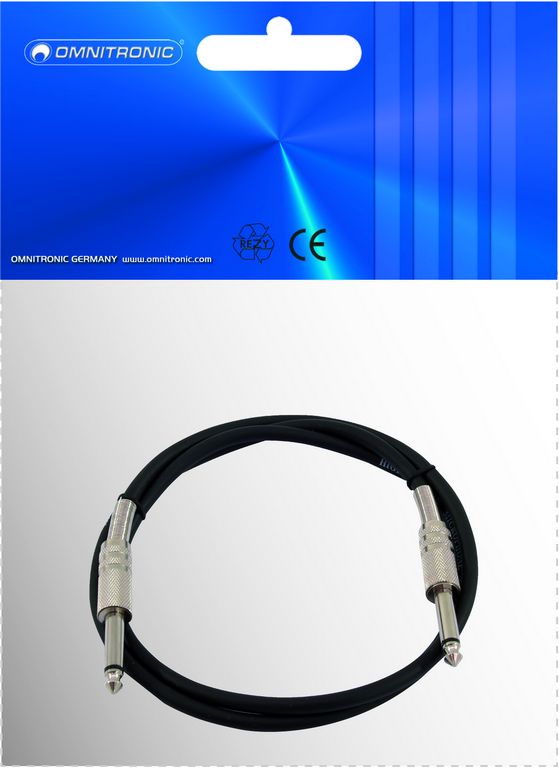 Kabel KC-10 2x Jack 6,3 mono 1 m, černý - Obrázek 6