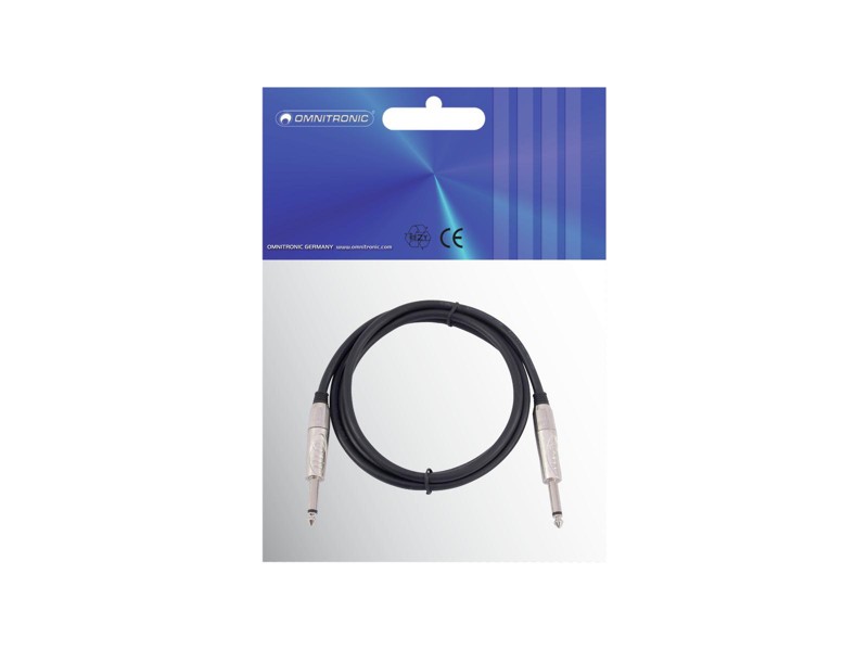 Kabel KR-15 2x Jack 6,3 mono 1,5 m - Obrázek 3