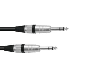 Kabel KS-10 2x Jack 6,3 stereo 1 m