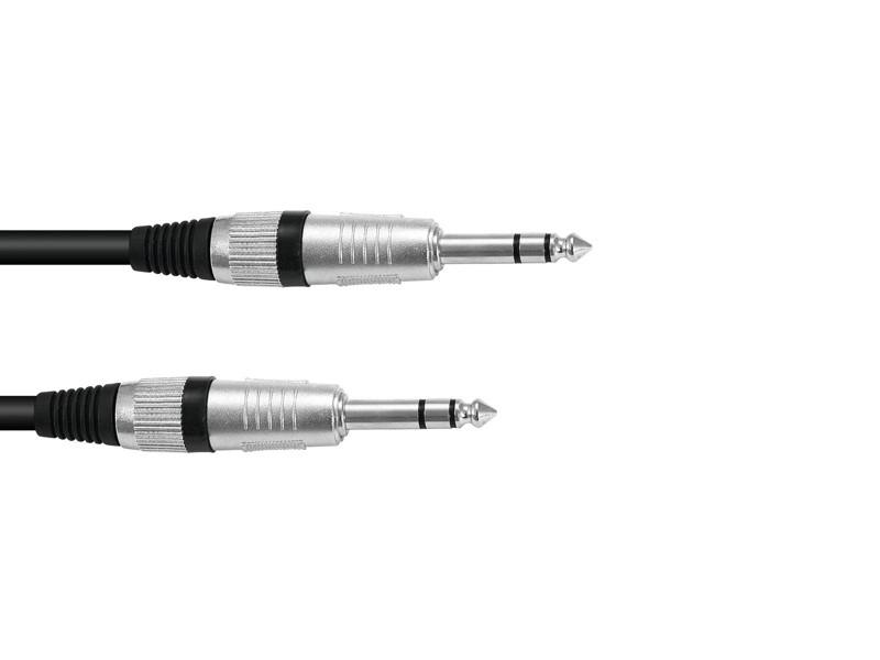 Kabel KS-10 2x Jack 6,3 stereo 1 m