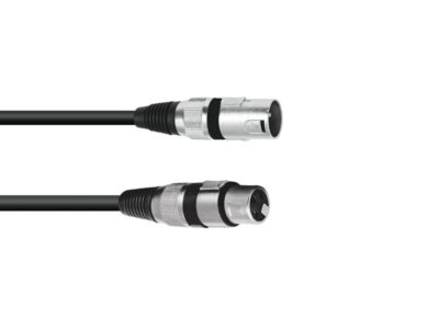 Kabel MC-50 XLR samec - XLR samice, černý, 5m