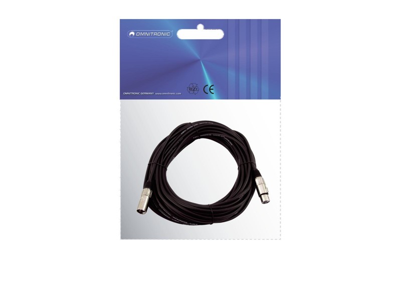 Kabel MC-150 XLR samec - XLR samice, černý, 15m - Obrázek 3