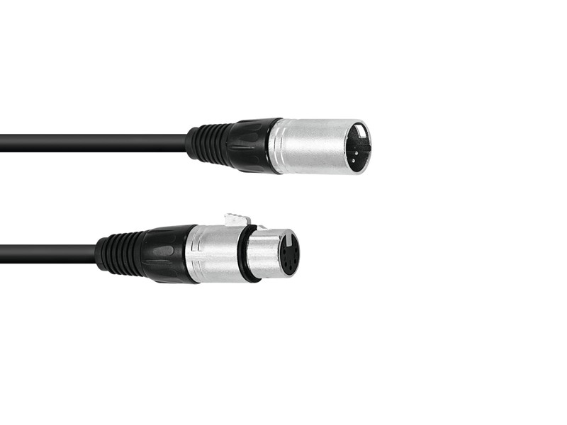 Kabel FP-10 5-pólový XLR samec - XLR samice, 1 m