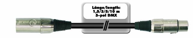 Kabel FP-30 5-pólový XLR samec - XLS samice, 3 m - Obrázek 5