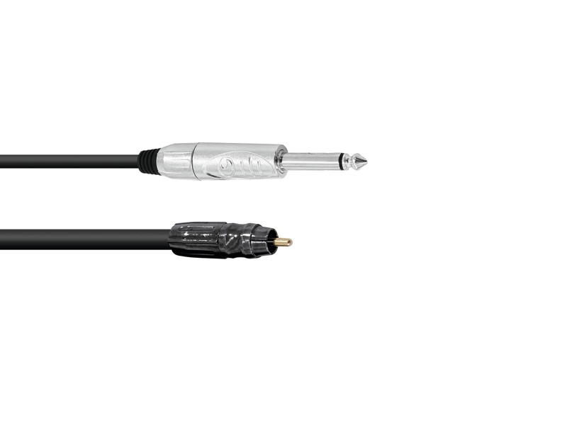 Kabel AC-09 RCA - Jack 6,3 mono, 0,9 m